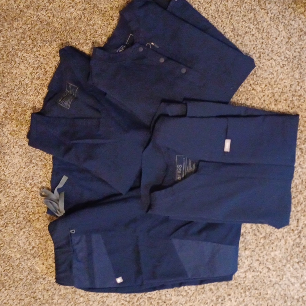 Figs scrub sets, navy blue, medium